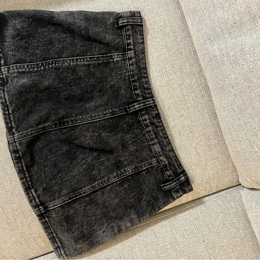 Cargo mini denim skirt - Picture 3 of 3